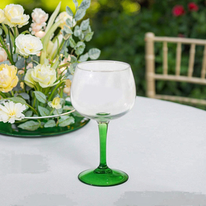 <span class=keywords><strong>Calici</strong></span> da Gin con Stelo Verde 23.5oz/670ml, Bicchieri da Cocktail Grandi dal Design Moderno, Resistenti in Tritan, Cristallo Metallico, Personalizzabili per Hotel - Product Image 6