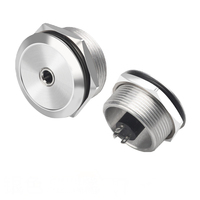 22mm Zinklegierung 12V 1.5A Einbau-3.5mm-Stereo-Audio-Buchse mit Pigtail-Kabel für RV, Marine und Auto-Audio-Modifikation