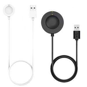 สายชาร์จสมาร์ทวอทช์สีดำยาว1ม. สำหรับ <span class=keywords><strong>Fossil</strong></span> Gen 4 /5 /6 FTW6024/FTW6058/FTW6059 - Product Image 1