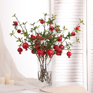 Branches de grenade artificielles en mousse, 30cm-100cm, pour décoration intérieure, mariage et extérieur - Product Image 4