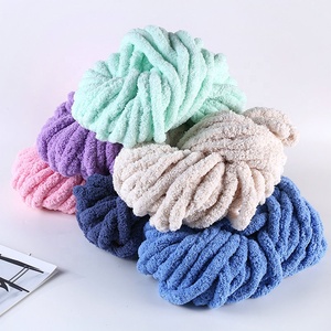 Cynthia Popular <b>Thick</b> Chenille Yarn for Halloween Pumpkin Blanket and Cat Bed - Product Image 6