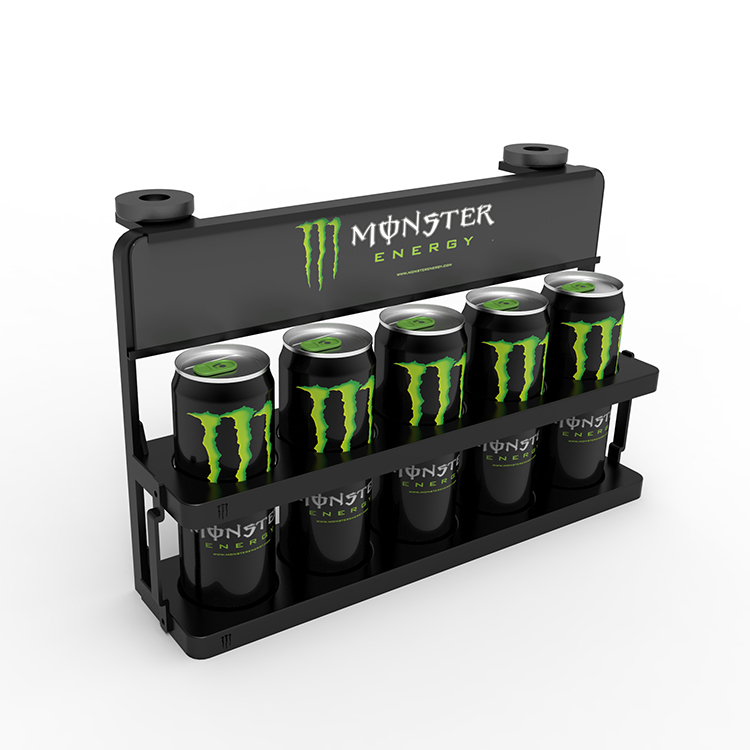 Customized Metal Light-duty Display Stand Metal Extender Fanta Display Rack for Supermarket — view 1