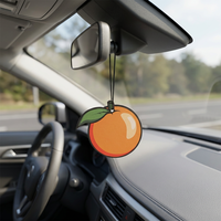 Désodorisant de voiture personnalisé parfumé aux fruits, carte aromatique suspendue, déodorant floral, décoration intérieure
