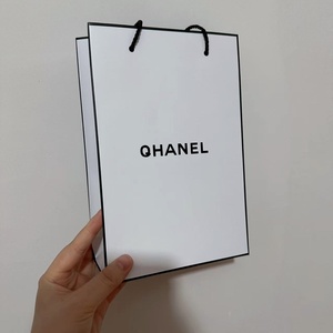 Hồng phấn hồng tùy chỉnh vàng dập nổi logo nâng 3D với ruy băng nơ quà tặng bao bì túi giấy - Product Image 4