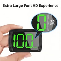 Yomiracing G20 Affichage HUD universel pour tableau de bord de voiture, compteur de vitesse GPS KMH MPH, OBD2 OLED, écran large LED numérique