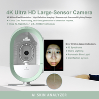 Analyseur de peau 3D AI, appareil professionnel de test du cuir chevelu à 12 spectres, écran tactile 13,3 pouces, scanner dermatologique, système de bureau