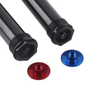 Fourche de vélo Bolany à double suspension pneumatique, tiges de 28,6 mm, réglage du rebond, axe QR - Product Image 2