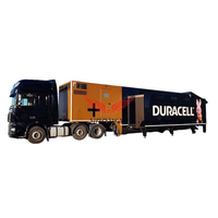 SINOSWAN SR130 nouveauté camion de scène d'extension hydraulique à vendre écrans d'identification et d'affichage numériques