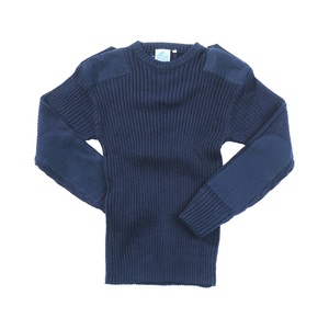 Long Sleeve Crew Neck Thick 100% Acrylic Navy Color <strong>Winter</strong> Security <strong>Man</strong> Sweater Custom Knitted <strong>Jumper</strong> - Product Image 6