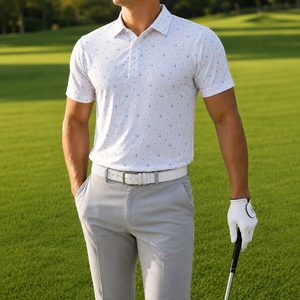 Nouvelle Arrivée 2026 – Polo de Golf Personnalisé à Col Rigide, Léger, à Manches Courtes, Anti-Transpiration et Séchage Rapide - Product Image 2