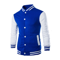 Blouson universitaire personnalisé pour homme en laine, grande taille, avec décoration en peau de mouton, boutons, style baseball, pour adultes, vente en gros