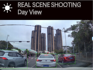 Caméra embarquée haute performance avec vision nocturne 4K, enregistrement Wi-Fi, prise en charge de plusieurs langues et design discret exceptionnel - Product Image 3