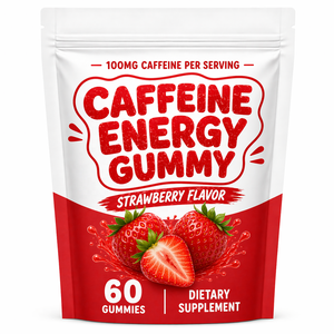 Individuelles Vielfaltspaket Energie-Gummis 100mg Pflanzliche Koffein-Kaubonbons für Langanhaltende Energie-Boosts - Product Image 3