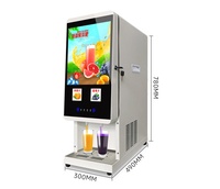 Distributeur automatique de boissons instantanées de jus de bureau de thé au lait économique automatique intelligent commercial