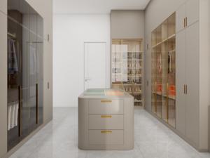 Armario de Madera Maciza Personalizado de Venta Caliente para Muebles de Acabado Interior en Estilo Tradicional y Clásico - Product Image 4