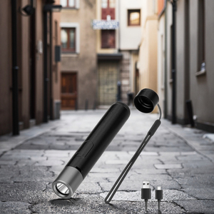 كشاف دفاعي خارجي عالي السطوع للسفر والفنادق والسيارات والدفاع عن النفس، مع إنذارات صوتية وضوئية محمولة للاستخدام الخارجي - Product Image 2