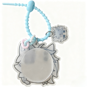 Custom Wholesale Double Sided Printed Funny Anime <b>Plastic</b> Acrylic Keychain Back <b>Mirror</b> Key Chains Cute Charms - Product Image 2