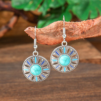 Pendientes Estilo Bohemio Vaquero para Mujer, Accesorios para Conciertos Country, Joyería Vintage, Pendientes Colgantes en Forma de Gota de Agua