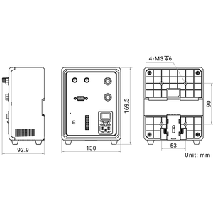 Hikrobot MV-LE100-200W24-2BD 2 kênh, 200W/24V cho máy tầm nhìn led công nghiệp vòng ánh sáng, bar ánh sáng, ánh sáng phẳng điều khiển - Product Image 2