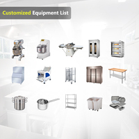 Liste complète d'équipements de boulangerie, équipement commercial pour la cuisson du pain, four commercial, équipement de boulangerie, Dubaï
