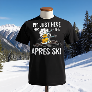 T-shirt Apres Ski Skier pour les sports d'hiver et le ski - Product Image 3