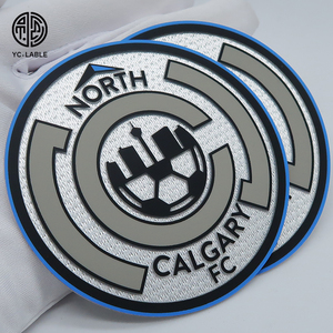 Tùy chỉnh 3D logo Silicone truyền nhiệt logo huy hiệu cho Câu lạc bộ bóng đá - Product Image 6