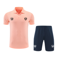 Uniforme de Fútbol al por Mayor del Fabricante, Logotipo Personalizado, Transpirable, Manga Corta, Uniforme de Fútbol de Verano para Traje, 100% Poliéster