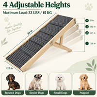 Escalier et rampe en bois sur mesure pour chiens, marchepied pour animaux de compagnie, pour petits et grands chiens, pour lit, canapé, meubles d'escalade intérieurs pour animaux de compagnie, fabrication en usine