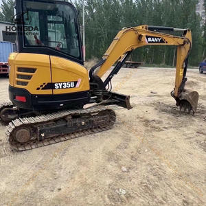 Mini pelle Sany 35U chenille 3.5 tonnes Micro pelle tracteur Chinere SY35U pelle utilisée à vendre - Product Image 2