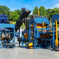Máquina Automática para Fabricar Bloques de Hormigón QT6-15 de 8 Pulgadas, Máquina para Hacer Bloques de Construcción con Motor de Bomba Siemens PLC