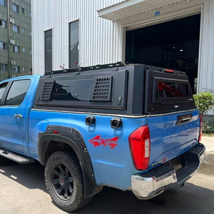 Cubierta rígida elevable de aluminio de cuatro puertas para caja de camioneta, impermeable y con cerradura, tipo topper para la parte superior de la caja de camioneta - Product Image 2