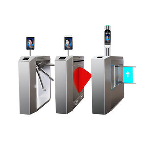 Tourniquet à trois rouleaux Jerviel en acier inoxydable avec reconnaissance faciale et anti-écrêtlement, machine d'entrée/sortie bidirectionnelle - Product Image 1