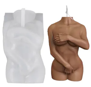 Vendas diretas de fábrica, vendas diretas de diy, moldes de silicone de velas para fazer velas, corpo sexy grande, mulheres, diy - Product Image 1