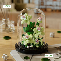 Kit de fleurs DIY pour 6 ans et plus, jouet éducatif, blocs de construction de roses éternelles, anti-stress, décoration intérieure, cadeaux artisanaux pour enseignants, enfants, elle