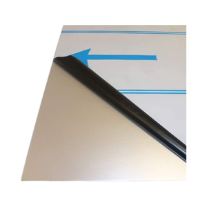 <span class=keywords><strong>Foglio</strong></span> di Alluminio Serie B&T 1000, Rivestito e Laminato, Spessore 1 mm, E6/EV1, Protezione Schermo Monolaterale Tagliata - Product Image 1