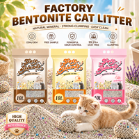 Fabricant de litière sanitaire pour chats, litière sanitaire pour chats en bentonite, sans poussière, contrôle des odeurs, échantillon gratuit