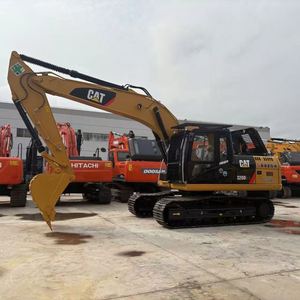 Excavatrice sur chenilles hydraulique CAT 320D2 de 20 tonnes, matériel de construction d'occasion pour travaux de terrassement, de creusement et de construction routière - Product Image 4