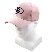 Gorra Deportiva de 6 Paneles de Pana Rosa de Color Sólido con Logotipo Personalizado Bordado, Gorra de Béisbol Unisex para Exteriores