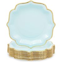 Moderne 9-Zoll-Folie Einweg Papp teller Packung Hot Selling Theme Party Dekorationen für Hochzeiten und Feiertage