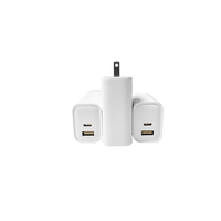 Chargeur USB C, chargeur rapide 65W rapide et compact pliable pour MacBook/Air, iPad Pro Galaxy S23 Dell XPS 13 iPhone 15/Pro