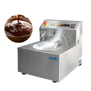 Temperature Adjustable 24Kg 30Kg Chocolate Enrobing Maker Chocolate Coating Making Machinery Chocolate Tempering Machine