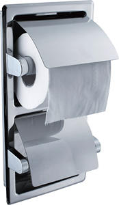 ที่วางกระดาษชำระคู่ <span class=keywords><strong>Joie</strong></span> พร้อมชั้นวางโทรศัพท์ กันน้ำ ที่จ่ายกระดาษชำระแบบม้วน ห้องน้ำ สแตนเลสขัดเงา โครเมียม ทันสมัย - Product Image 5