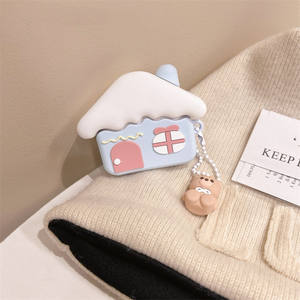 Étui drôle de dessin animé 3D Kawaii Cool House pour <span class=keywords><strong>Airpods</strong></span> Pro/Pro 2 Gen Cases 2023/2022/<span class=keywords><strong>2019</strong></span> - Product Image 3