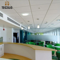 Venta al por mayor de aluminio personalizado de absorción de sonido Lay-In Clip-In 2x4 paneles de techo 4x8 azulejos de techo
