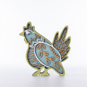 Decoración de Madera Artesanal para el Hogar, <span class=keywords><strong>Pollo</strong></span> de <span class=keywords><strong>Pascua</strong></span> - Product Image 1