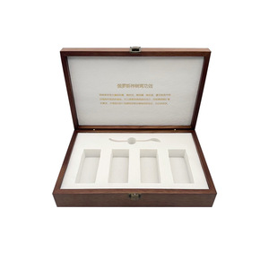 Caja de regalo de madera maciza rectangular de 70 mm con cerradura para embalaje de regalos y manualidades - Product Image 3