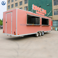 Remorque alimentaire de luxe, personnalisée, mobile, pour hot-dogs, camion de restauration rapide, remorques de concession, chariot alimentaire entièrement équipé
