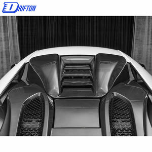 Cubierta de entrada de aire del motor trasero del coche para Mclaren 570S 570GT piezas de fibra de carbono seco - Product Image 2