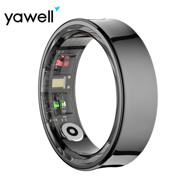Yawell R09 Intelligent Sleep Tracker Smart Ring Music Smart Ring Health Tracker for Women Men Heart Rate & Blood Oxygen Monitor