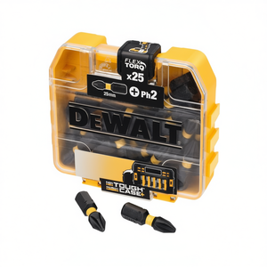 Juego de Puntas para Destornillador Dewalt Flex Torq, 25 mm, Ph2, 25 Piezas, Estuche Resistente - Product Image 2